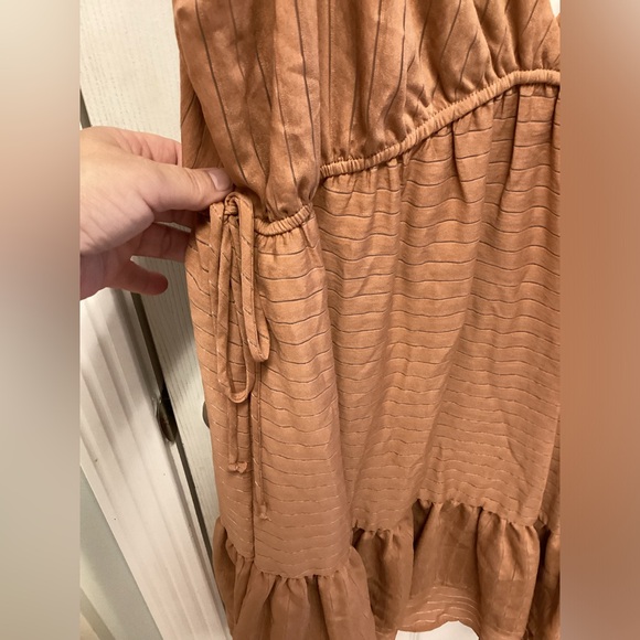 Perfectly Priscilla NWT Causing A Disturbance Rust color dress Medium women’s - Picture 3 of 8